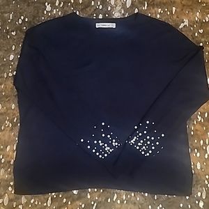 Zara blouse sweater size small